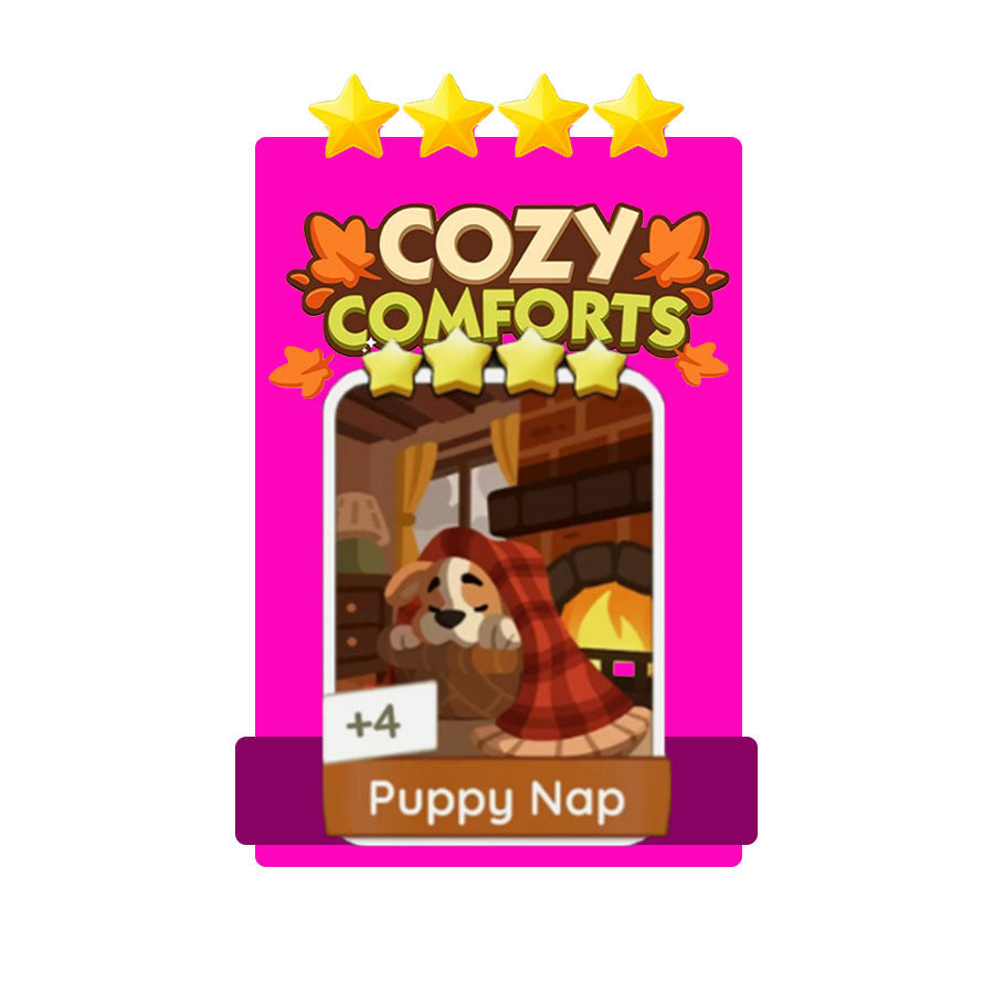 Monopoly Go 4⭐Star🔥⭐17-3⭐Puppy Nap⚡FAST TRADE!⚡