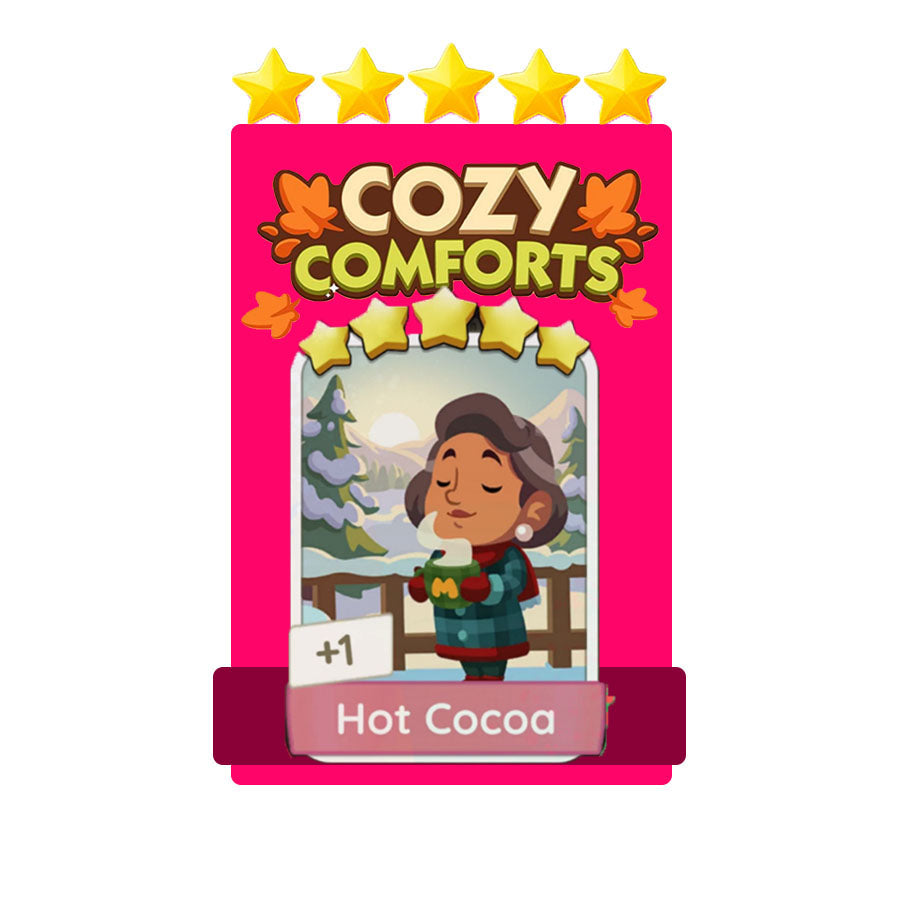 Monopoly Go 5⭐Star🔥⭐18-6⭐Hot Cocoa⚡FAST TRADE!⚡
