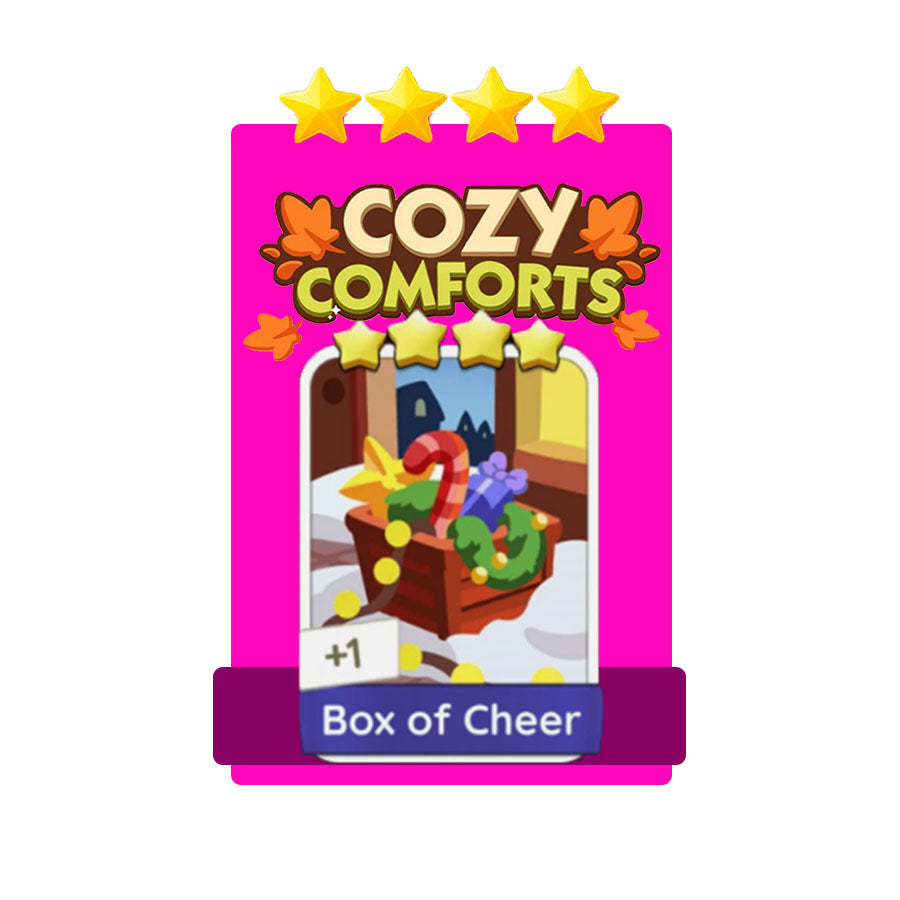 Monopoly Go 4⭐Star🔥⭐21-1⭐Box of Cheer⚡FAST TRADE!⚡