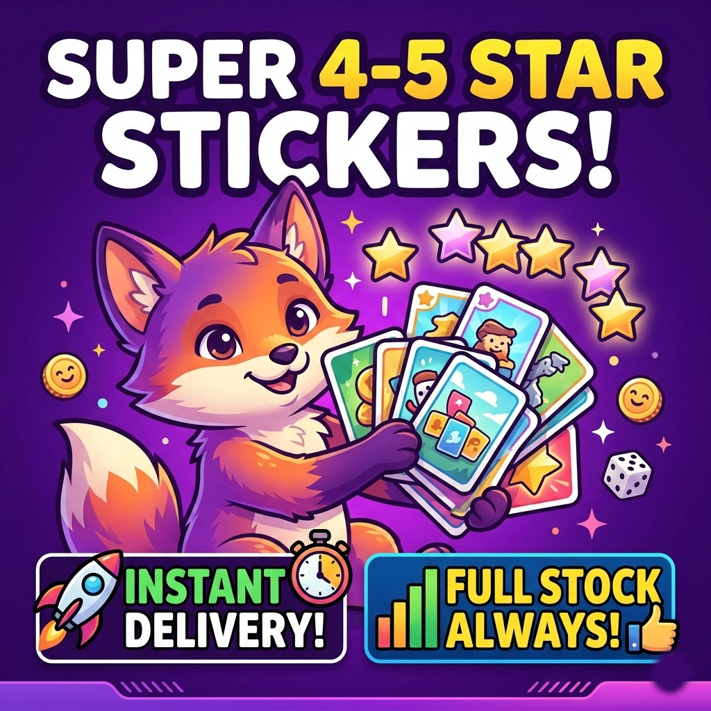rare monopoly go cards Monopoly Go 2star stickers Fast shipping sticker – Achilles sticker store