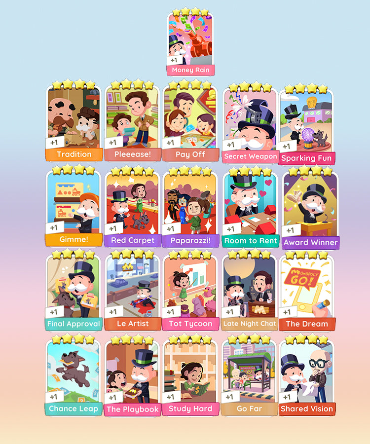 Monopoly Go 4 star stickers gather