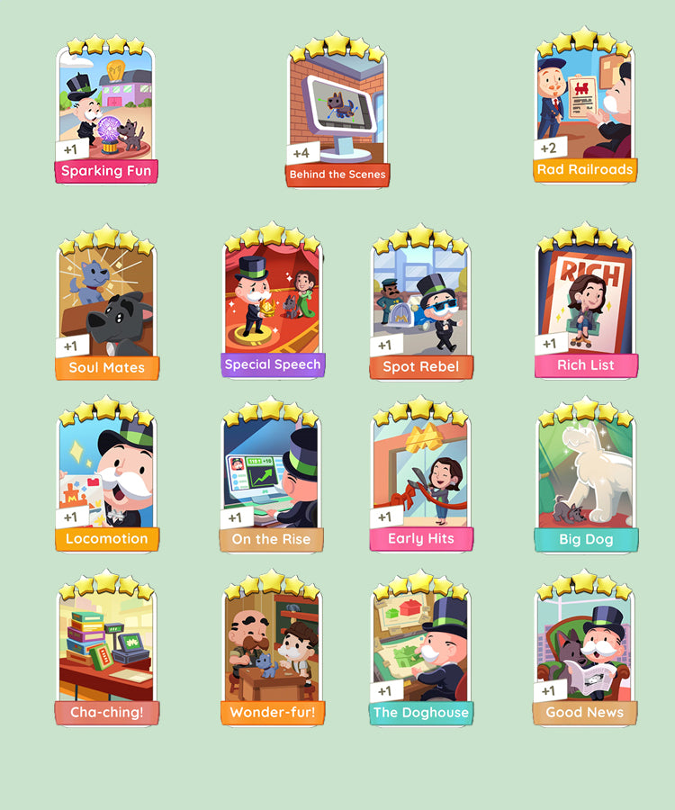 Monopoly Go 5 star stickers gather