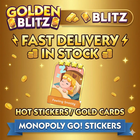 Mono-poly Go 5⭐Gold Card🚨21-6	Feeling Snoozy🚨  from Mono-poly Go! Blitz ends soon - let's trade FAST! ⏰🔥
