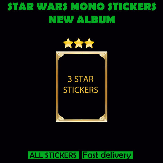 Monopoly Go 3star stickers all