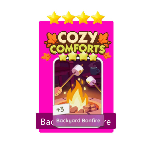 Monopoly  Go 4⭐Star🔥⭐12-8⭐Backyard Bonfire⚡FAST TRADE!⚡