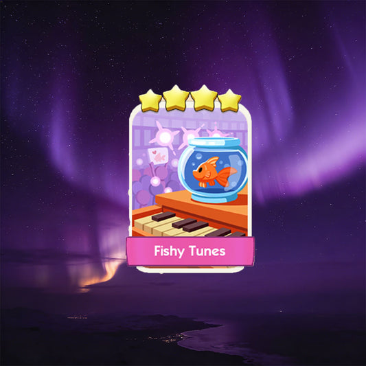 Monopoly  Go 4⭐Star🔥4⭐️15-6	Fishy Tunes⚡FAST TRADE!⚡