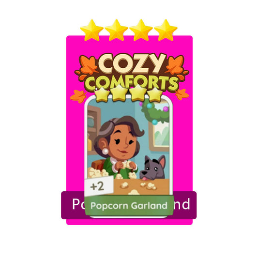 Monopoly  Go 4⭐Star🔥⭐16-4⭐Popcorn Garland⚡FAST TRADE!⚡