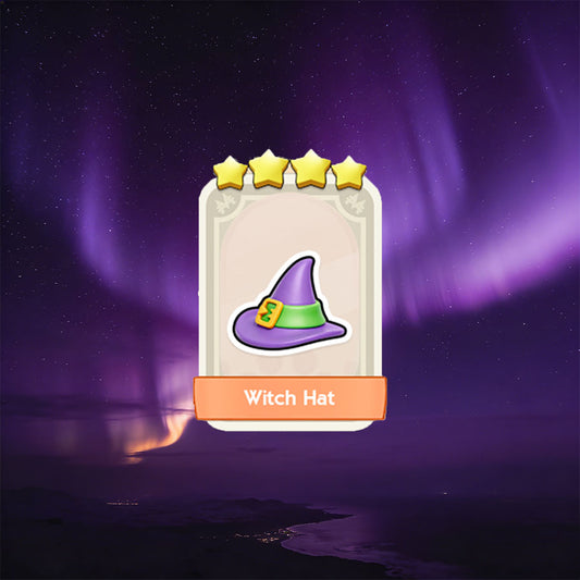 Monopoly  Go 4⭐Star🔥4⭐️16-5	Witch Hat⚡FAST TRADE!⚡