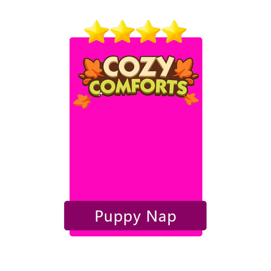 Monopoly  Go 4⭐Star🔥⭐17-3⭐Puppy Nap⚡FAST TRADE!⚡