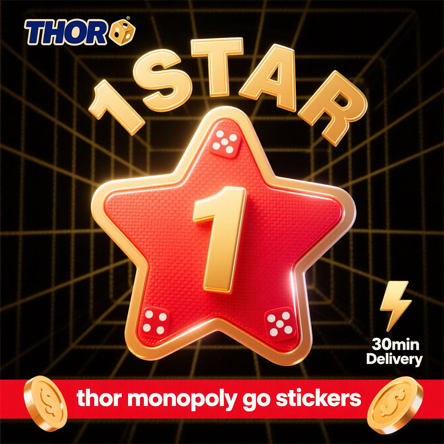 【Fast Delivery】Monopoly GO 1★ 2★ Stickers - Choose Any Card - 500+ In Stock - Safe!
