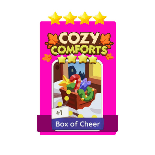 Monopoly  Go 4⭐Star🔥⭐21-1⭐Box of Cheer⚡FAST TRADE!⚡