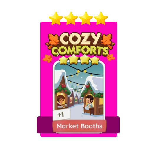 Monopoly  Go 4⭐Star🔥⭐22-1⭐Market Booths⚡FAST TRADE!⚡