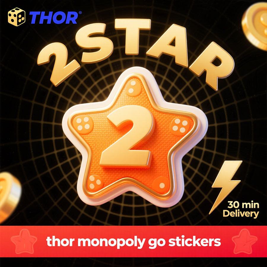 【Fast Delivery】Monopoly GO 1★ 2★ Stickers - Choose Any Card - 500+ In Stock - Safe!