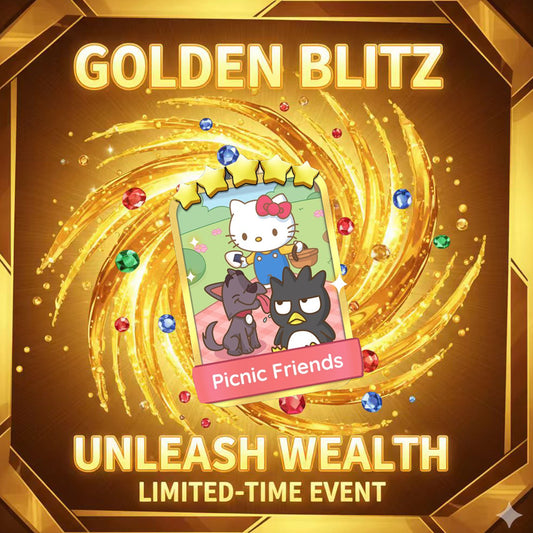 Mono-poly Go 4⭐Gold Card🚨20-8	Picnic Friends🚨  from Mono-poly Go! Blitz ends soon - let's trade FAST! ⏰🔥