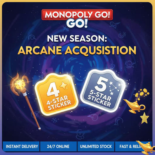 🔥 ALL 4-5 STAR Monopoly Go Stickers 🔥 FAST SEND 🚀 READY STOCK ✅